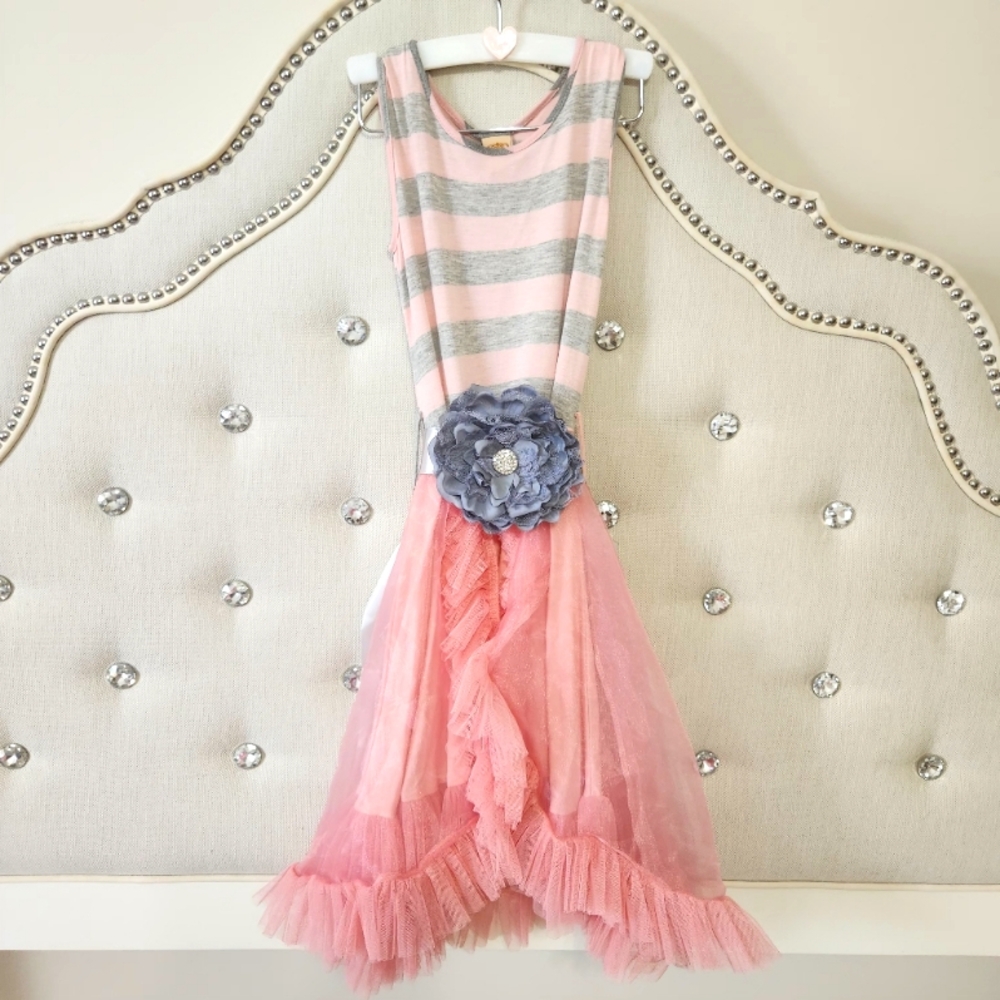 Mia Belle Baby Couture Ruffle Dress